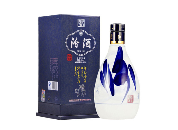 二手回收青花汾酒30年杏花村汾30三十年汾酒青花瓷