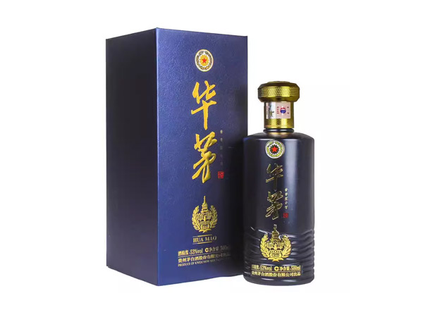 二手回收茅台华茅蓝色瓶装华茅酒原箱收购