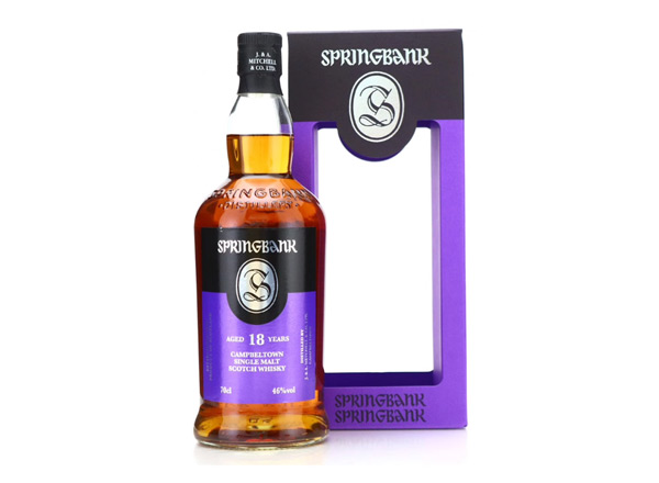 二手Springbank云顶18年威士忌回收云顶威士忌洋酒700ml行情价格