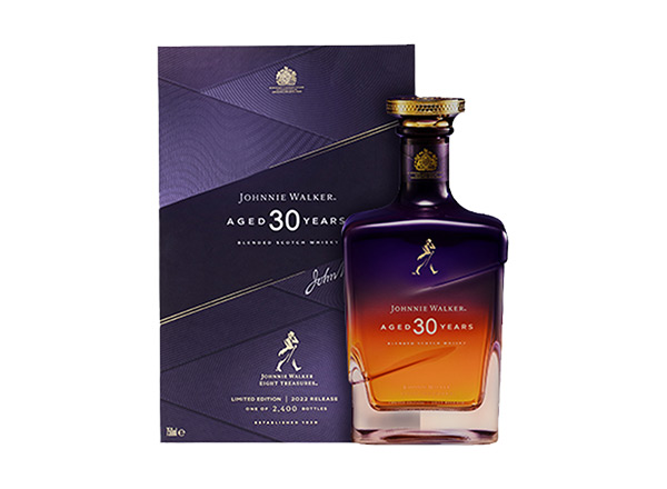 二手Johnnie Walker尊尼获加30年回收尊尼获加威士忌紫金臻选750ml礼盒装洋酒收购约翰走路中国限量版行情价格