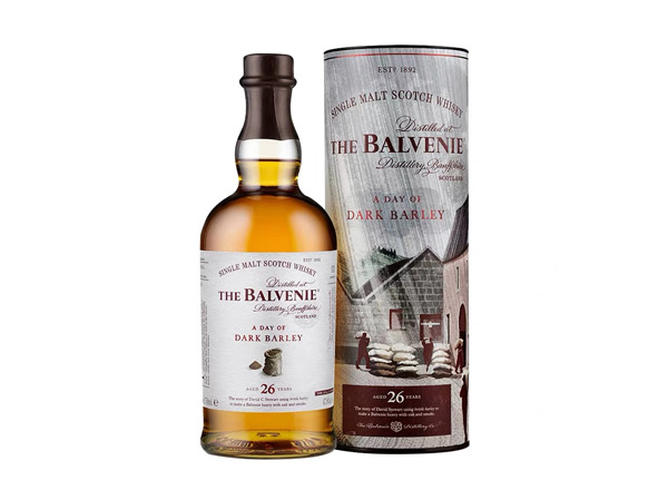 二手苏格兰百富26年回收百富威士忌故事系列The Balvenie Aged 26 Years A Day of Dark Barley Single洋酒行情价格