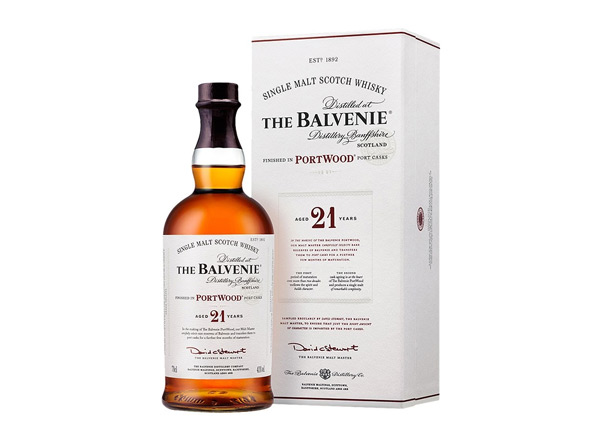 二手回收百富威士忌21年波特桶陈酿The Balvenie Portwood Single百富洋酒收购行情价格