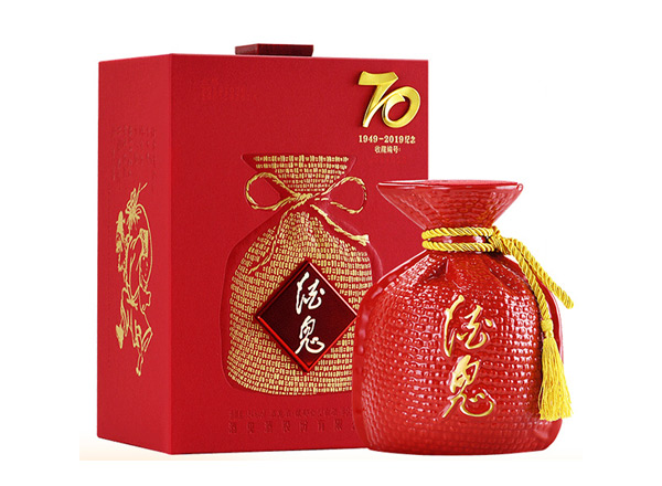 二手回收酒鬼酒红坛70纪念酒1949-2019年收藏酒54度700ml上门收购行情价格行情价格