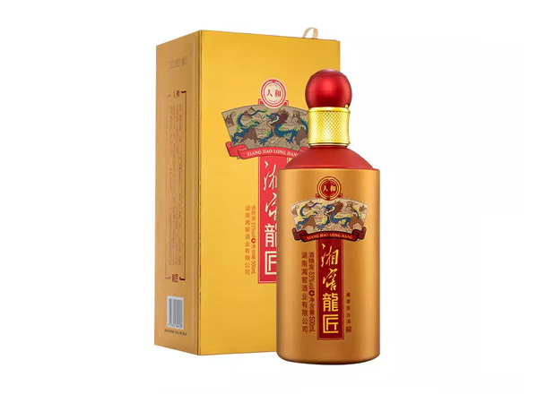 二手回收湘窖龍匠人和酱香型白酒53度500ml礼盒湘窖酒龙匠人和收购行情价格
