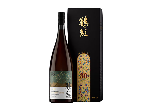 二手鹤驻新花雕回收鹤驻30年瑞鹤图黄酒