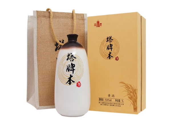 二手塔牌黄酒回收塔牌本酒500ml/1000ml绍兴黄酒花雕酒礼盒