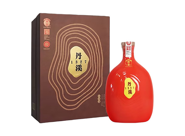 二手丹溪黄酒回收丹溪1327红曲酒国旗红20年