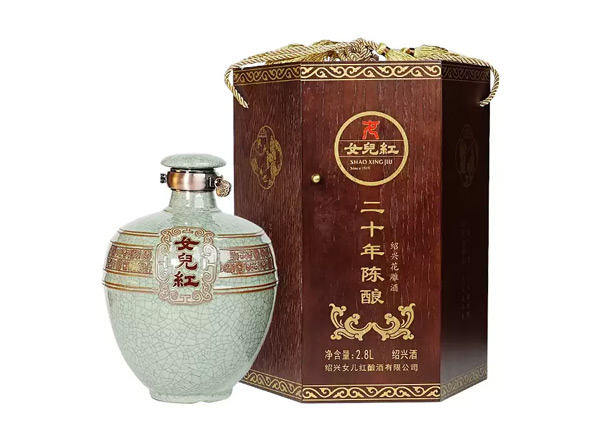 二手女儿红绍兴黄酒回收女儿红二十年陈酿20年花雕酒2.8L坛装礼盒行情价格