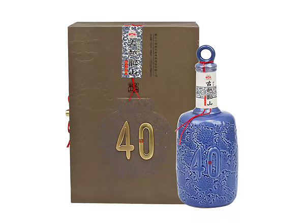二手古越龙山40年黄酒回收古越龙山四十年陈酿花雕酒行情价格