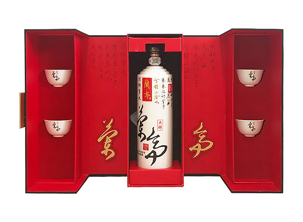 二手会稽山黄酒回收大师兰亭三十年陈酿1L商务版礼盒装