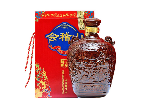 二手回收会稽山二十年黄酒陶坛20年陈酿2.5L花雕酒