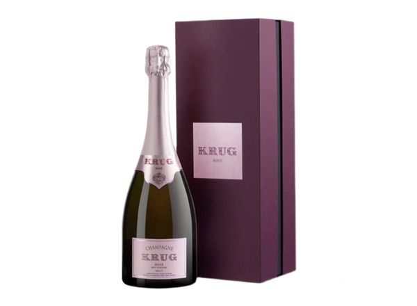 二手库克香槟回收库克桃红香槟Krug Rose礼盒版行情价格